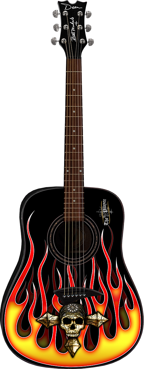 Bret Michaels The Player Acoustic Guitar