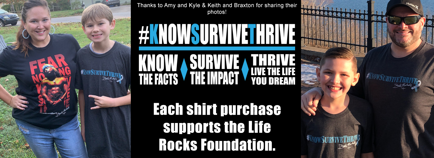 #KnowSurviveThrive Campaign Tee