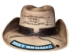 Bret Michaels Custom Cowboy Hat - Palm Tree Guitar, Brown - CH-C300