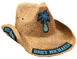 Bret Michaels Custom Cowboy Hat -Brown Parti-Gras Bret Michaels, Brett Michaels, Bret Micheals, Brett Micheals, LIfestyle, Style, cowboy hat, hat