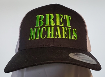 Bret Michaels Lime Green Hat Bret Michaels, Brett Michaels, Bret Micheals, Brett Micheals, LIfestyle, hat, lime green