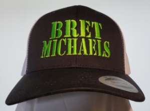 Bret Michaels Lime Green Hat Bret Michaels, Brett Michaels, Bret Micheals, Brett Micheals, LIfestyle, hat, lime green