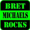 Bret Michaels Rocks 3.5" Patch Bret Michaels, Brett Michaels, Bret Micheals, Brett Micheals, patch, rocks, green, black