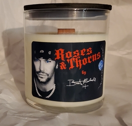 Bret Michaels Roses & Thorns Candle - Jar Bret Michaels, Brett Michaels, Bret Micheals, Brett Micheals, LIfestyle, Style, Life, Collection, Home, Inspiration, gifts, candle, roses and thorns