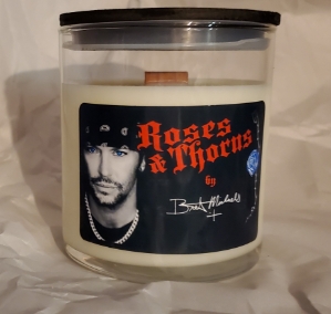 Bret Michaels Roses &amp; Thorns Candle - Jar - A FEW REMAIN! Bret Michaels, Brett Michaels, Bret Micheals, Brett Micheals, LIfestyle, Style, Life, Collection, Home, Inspiration, gifts, candle, roses and thorns
