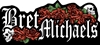Bret Michaels Roses and Skulls 6" Patch  Bret Michaels, Brett Michaels, Bret Micheals, Brett Micheals, patch, skull and roses