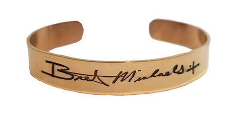 Bret Michaels Signature Rose Gold Cuff 