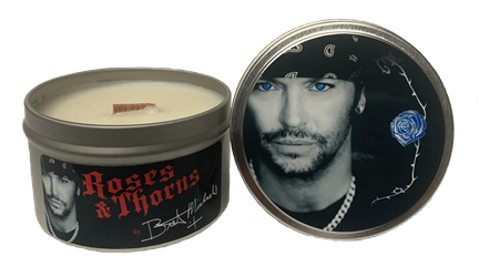 Bret Michaels Roses & Thorns Candle - Tin 