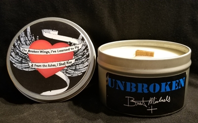 Bret Michaels Unbroken Candle - Tin - ONLY A FEW REMAIN! 