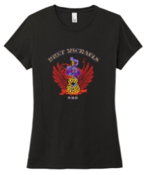 Cheetah Print Guitar Ladies Graphic Tee Bret Michaels, Brett Michaels, Bret Micheals, Brett Micheals, LIfestyle, Style, tee, shirt, cheetah print, guitar, wings
