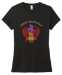 Cheetah Print Guitar Ladies Graphic Tee - CHEETAHGTRTEE-SM