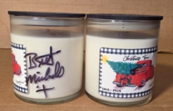 Christmas Tree LOvE+PLuS Candle Jar - ***SIGNED*** Bret Michaels, Brett Michaels, Bret Micheals, Brett Micheals, LIfestyle, Style, Life, Collection, Home, Inspiration, gifts, candle, LOVE+PLUS, fraser fir, christmas tree,signed