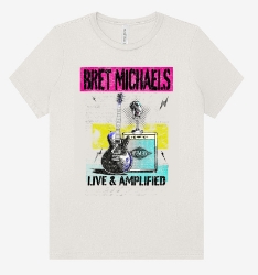 Color Block Live & Amplified Ladies Tee Bret Michaels, Brett Michaels, Bret Micheals, Brett Micheals, LIfestyle, Style, Life, Collection, live, amplified, tee, t-shirt