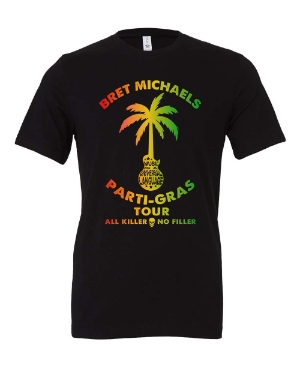 Music is a Universal Language Palm Tree Guitar w/Cities Tee