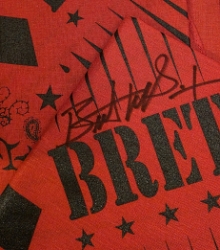 Signed Red Bret Michaels Bandana