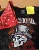 Signed Bandana with T-Shirt - Red Top Hat Skull Bret Michaels, Brett Michaels, Bret Micheals, Brett Micheals, LIfestyle, Style, Life, Collection, tee shirt, bandana