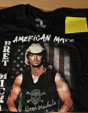 Signed T-Shirt - American Made RnR Bret Michaels, Brett Michaels, Bret Micheals, Brett Micheals, LIfestyle, Style, Life, Collection, tee shirt