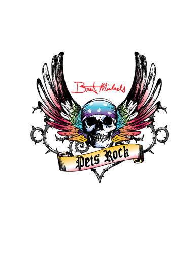 Bret Michaels Pets Rock Logo Tee