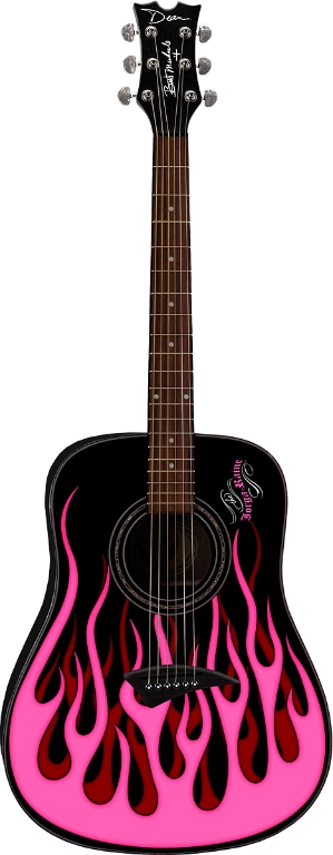 Bret Michaels Jorja Raine Acoustic Guitar