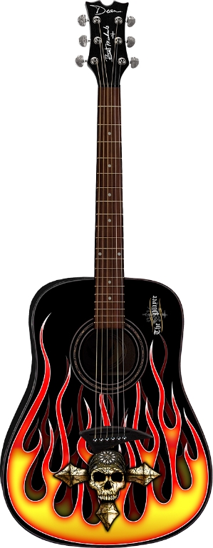 Bret Michaels The Player Acoustic Guitar