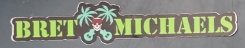 Bret Michaels Logo with Bandana Sticker Bret Michaels, Brett Michaels, Bret Micheals, Brett Micheals, sticker