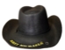 Bret Michaels Custom Cowboy Hat - Skull and Crossbones - Yellow, Black - CH-C314