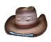 Bret Michaels Custom Cowboy Hat - Palm Tree Guitar Oval Logo, Brown - CH-C311