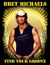 Find Your Groove Tee Bret Michaels, Brett Michaels, Bret Micheals, Brett Micheals, LIfestyle, tee, shirt, find your groove