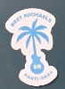Parti-Gras Logo Sticker Bret Michaels, Brett Michaels, Bret Micheals, Brett Micheals, sticker, parti-gras