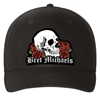 Bret Michaels Skull &amp; Roses Baseball Hat 