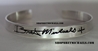 Bret Michaels Sterling Silver Signature Cuff Bracelet 
